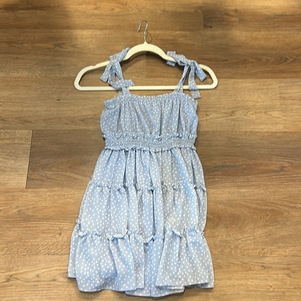 Rare Editions Girls Sleeveless Dress Blue Size 8